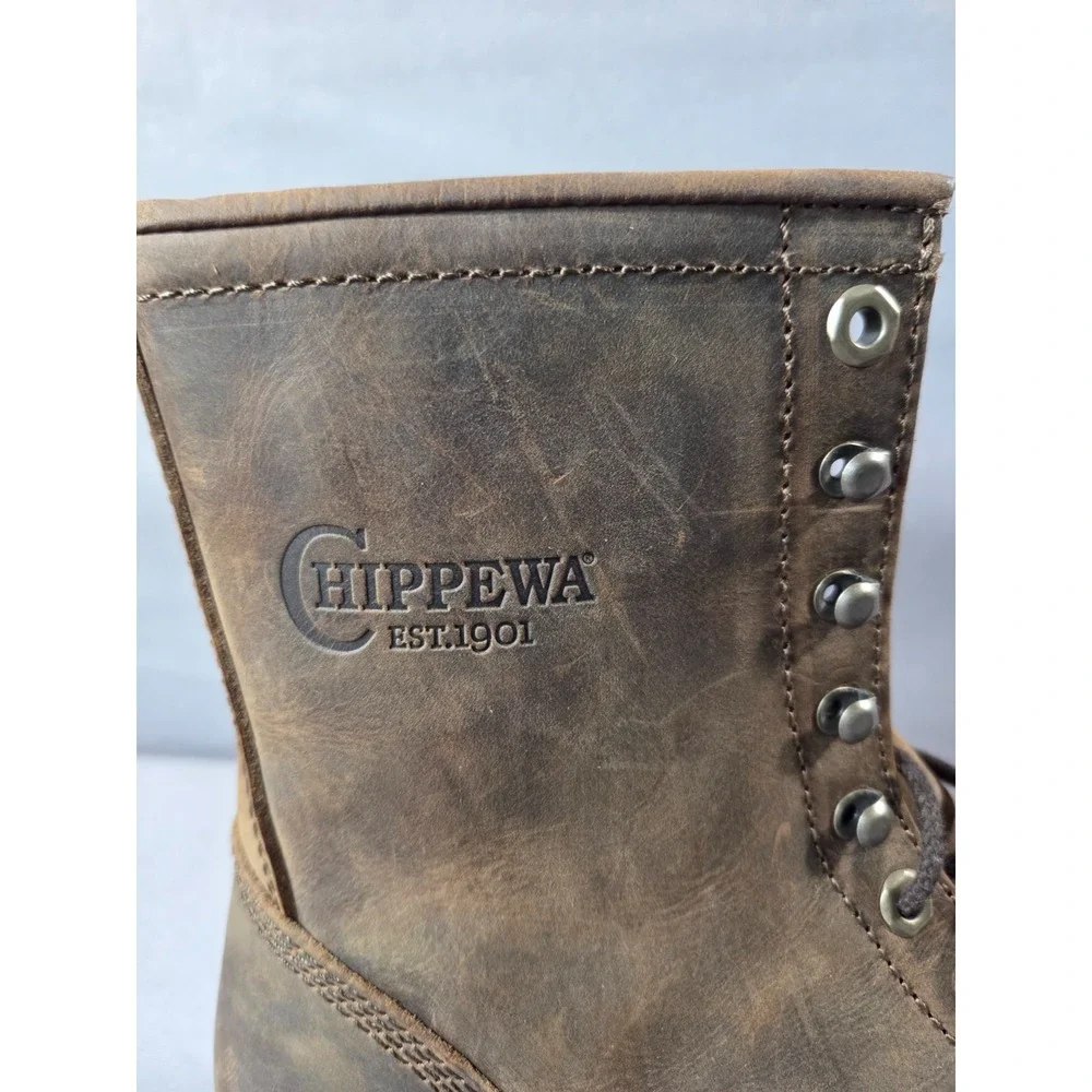 Chippewa Classic 2.0 Logger Mens 11EE Brown Soft Toe EH Vibram Work Boots